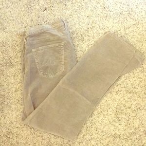 Ag Adriano Goldschmied Pants - AG Stevie Grey Cords Ag Adriano Goldschmied Pants - AG Stevie Grey Cords